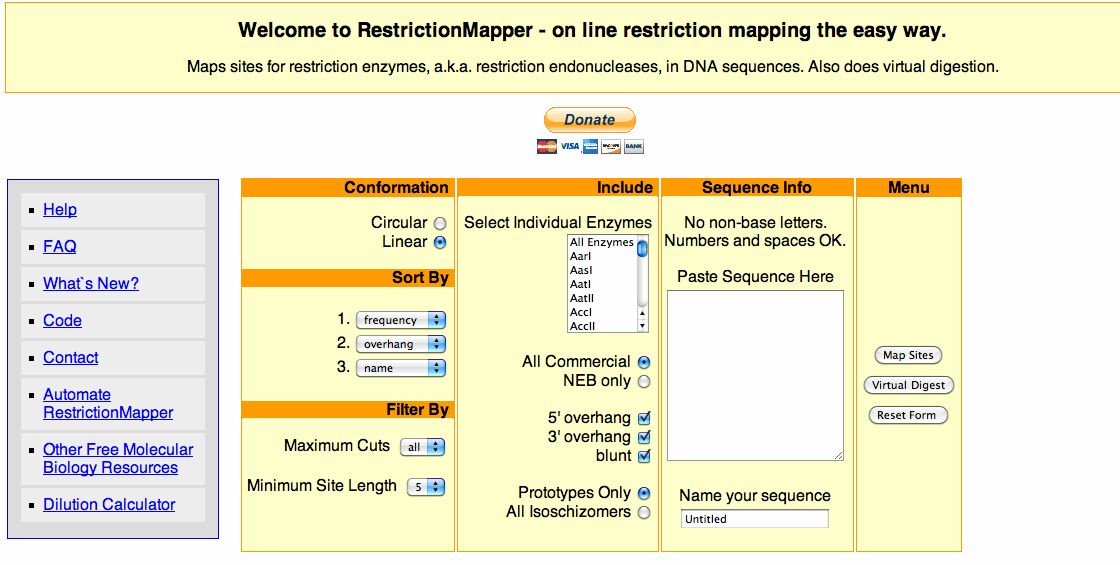 Web de RestrictionMapper version 3