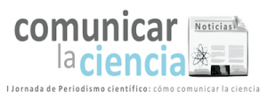 Logo de las I Jornadas de periodismo divulgativo - Comunicar la Ciencia