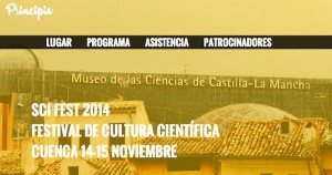 Web del Sci Fest de Cuenca
